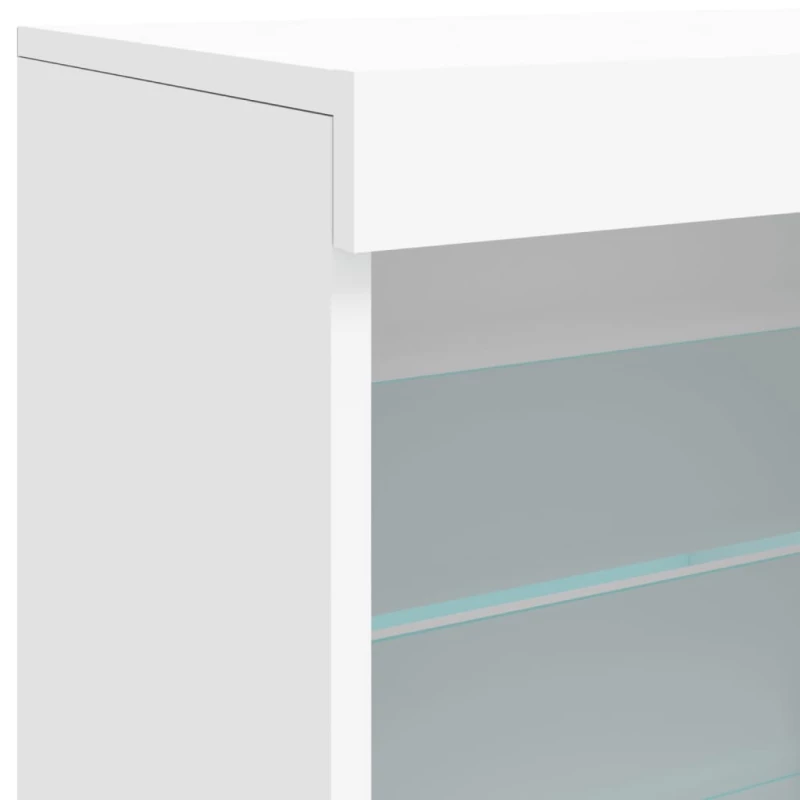ΜΠΟΥΦΕΣ ΜΕ ΦΩΤΑ LED ΛΕΥΚΟΣ 60,5 X 37 X 67 ΕΚ. 836693