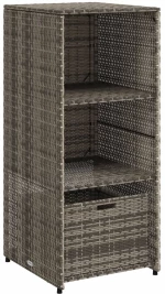 ΝΤΟΥΛΑΠΙ ΑΠΟΘΗΚΕΥΣΗΣ ΚΗΠΟΥ ΓΚΡΙ 50X55X115 ΕΚ. ΣΥΝΘΕΤΙΚΟ ΡΑΤΑΝ 365549