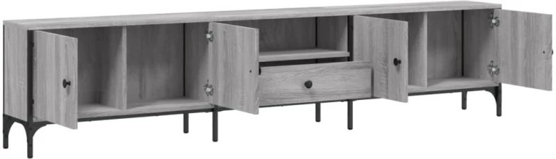 ΈΠΙΠΛΟ ΤΗΛΕΟΡΑΣΗΣ ΜΕ ΣΥΡΤΑΡΙ ΓΚΡΙ SONOMA 200X25X44ΕΚ ΕΠΕΞ. ΞΥΛΟ 838991