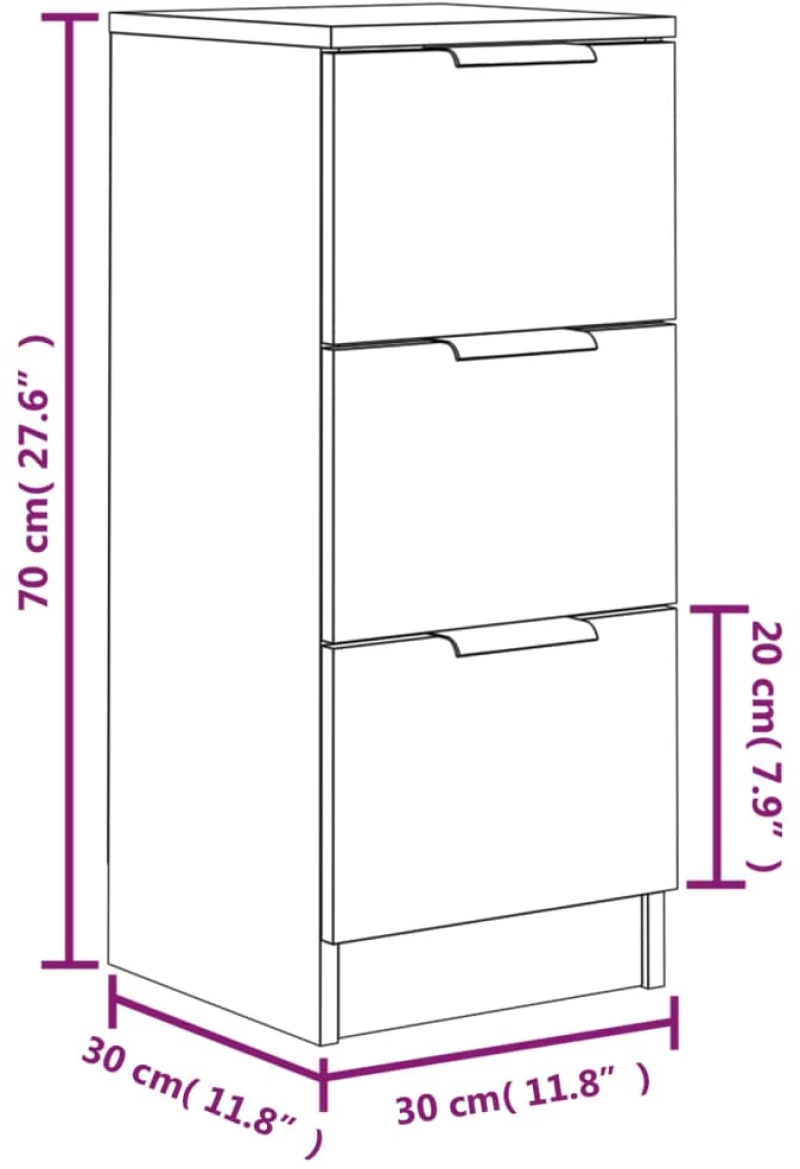 ΝΤΟΥΛΑΠΙΑ 2 ΤΕΜ. ΛΕΥΚΑ 30 X 30 X 70 ΕΚ. ΑΠΟ ΕΠΕΞΕΡΓΑΣΜΕΝΟ ΞΥΛΟ 811152