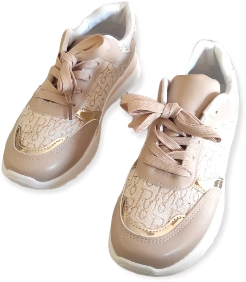 SNEAKERS ΓΥΝΑΙΚΕΙΑ ΜΠΕΖ ΜΠΕΖ