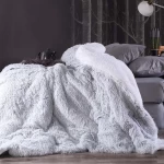 ΚΟΥΒΕΡΤΟΠΑΠΛΩΜΑ KRYSTAL ΗΜΙΔΙΠΛΟ 160X220 ΓΟΥΝΑ & SHERPA 650gsm