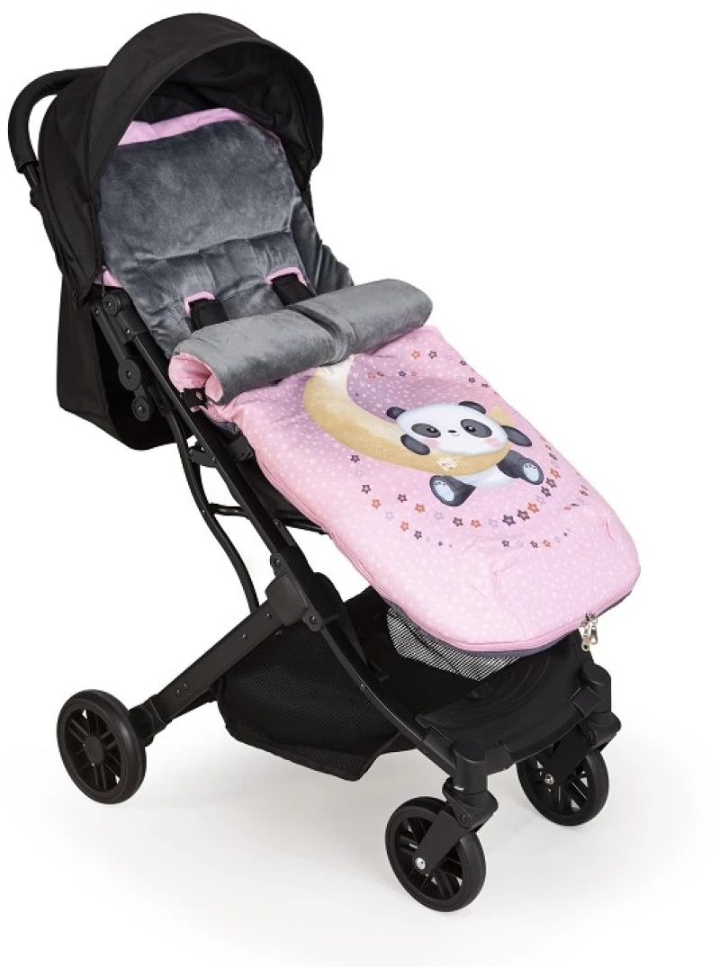 Interbaby Panda Luna Universal Ποδόσακος Καροτσιού Pink