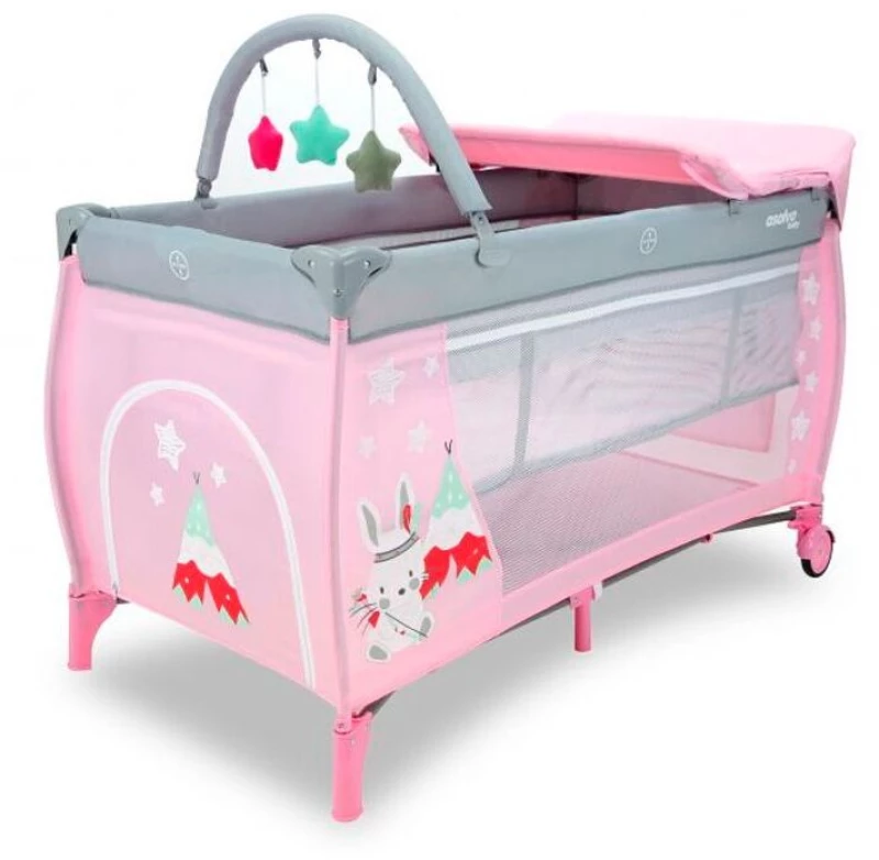 Asalvo Complete Παρκοκρέβατο Pink Rabbit
