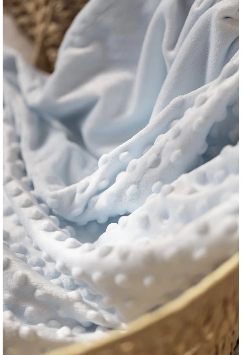 Interbaby Κουβέρτα Αγκαλιάς 80X110 Coral Flecce Blue