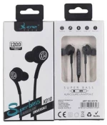 Ενσύρματα Ακουστικά In-Ear X-One K-010 Μαύρα