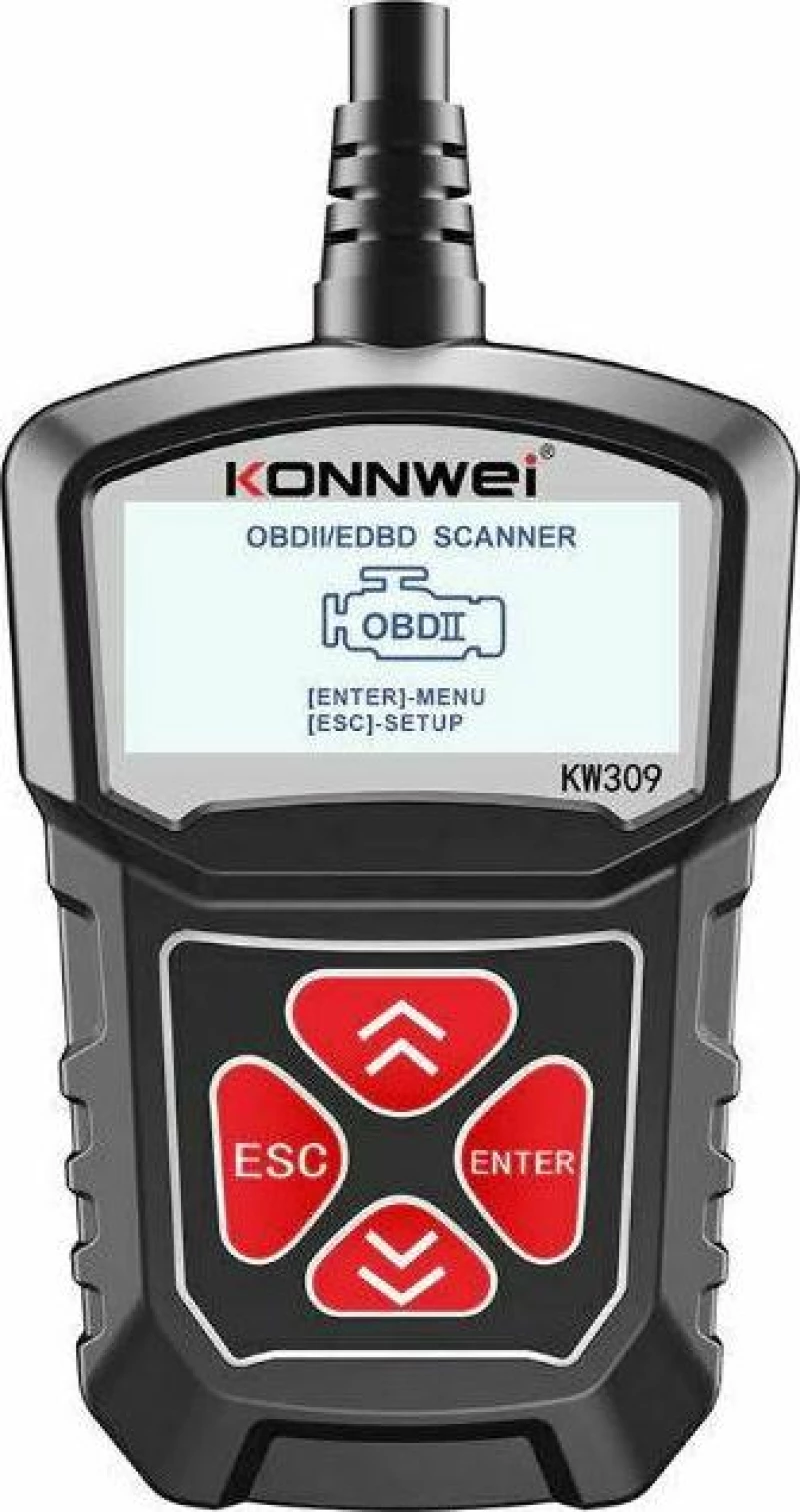 Konnwei KW309 Διαγνωστικό Αυτοκινήτου Ψηφιακό OBD 2 με Καλώδιο