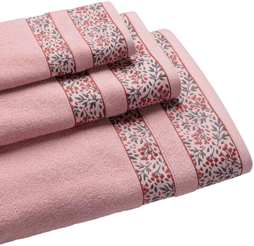 ΠΕΤΣΕΤΑ BLOOM PINK Ροζ Πετσέτα χεριών: 30 x 50 εκ. MADI