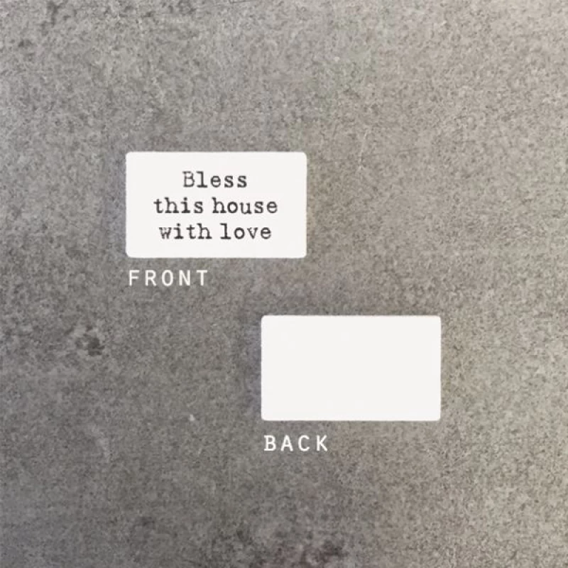 ΕΠΙΓΡΑΦΕΣ ΜΙΚΡΕΣ ΞΥΛΙΝΕΣ ΣΕΤ/10 - BLESS THIS HOUSE WITH LOVE 1X1,6 ΕΚ.