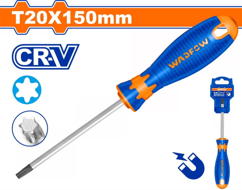 WADFOW Κατσαβίδι μαγνητικό TORX T20 X 150mm (WSDT226)