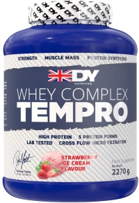 Dorian Yates Nutrition Whey Complex Tempro / 5 Protein Forms [2270 Γραμμάρια] Φράουλα παγωτό