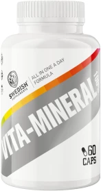 Swedish Supplements 100% Vita Mineral - All in One a Day Formula [60 Κάψουλες]