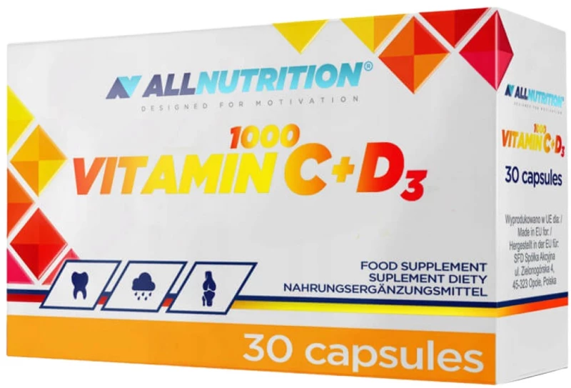 AllNutrition Vitamin C 1000 + D3 2000 IU [30 Κάψουλες]