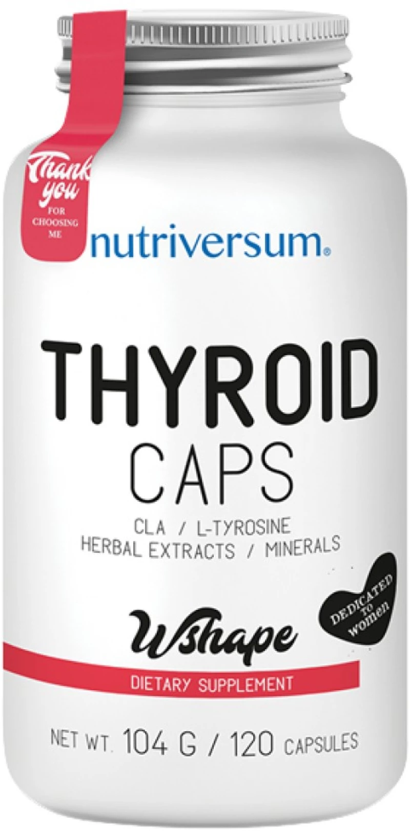 Nutriversum Thyroid Caps | Natural Thyroid Support Formula [120 Κάψουλες]