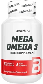 BioTech USA Mega Omega 3 500 mg [90 Softgels]
