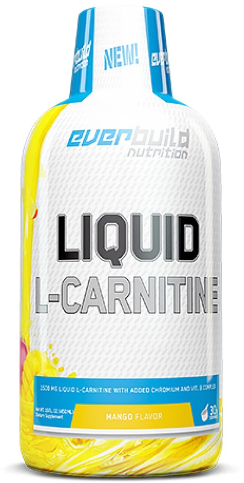 EverBuild Liquid L-Carnitine 1500 mg + Chromium 200 mcg [450 ml] Σμέουρο