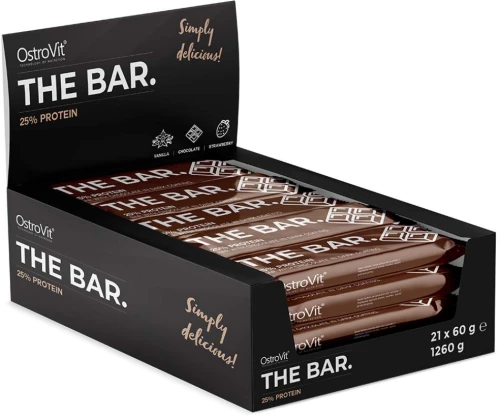 OstroVit The Bar - Protein Bar [21 x 60 Γραμμάρια] Σοκολάτα