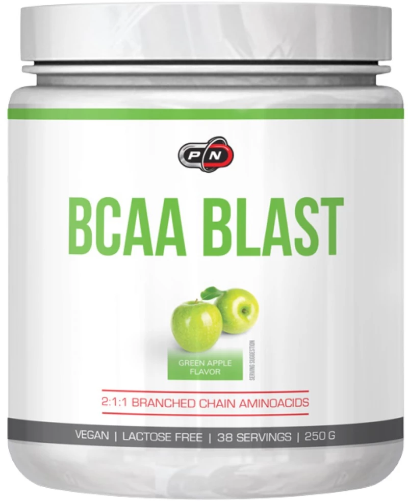 PURE Nutrition USA BCAA 2:1:1 Blast Powder [250 Γραμμάρια] Πράσινο μήλο