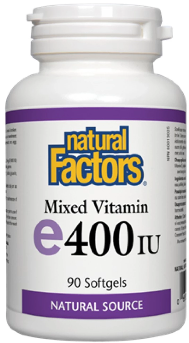 Natural Factors Vitamin E 400 IU · Natural Source [90 Softgels]