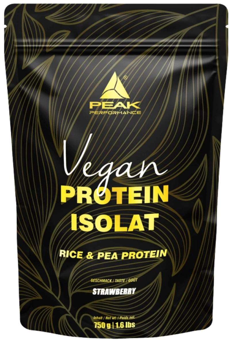 PEAK Nutrition Vegan Protein Isolate [750 Γραμμάρια] Φράουλα