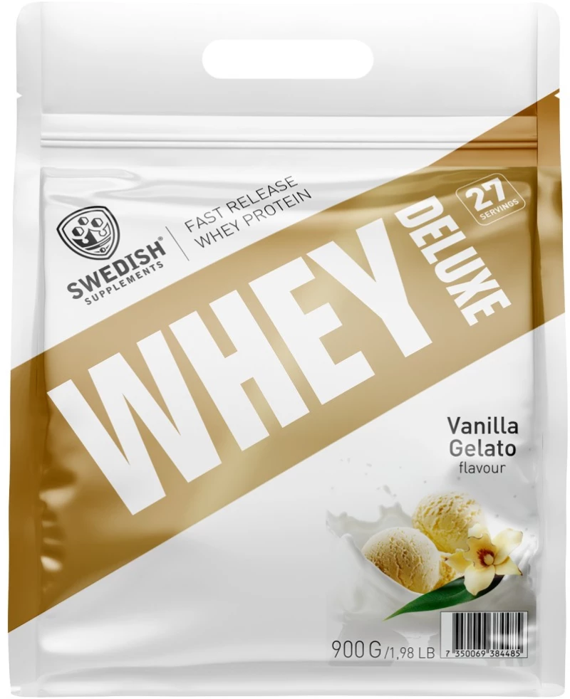 Swedish Supplements Whey Protein Deluxe [900 Γραμμάρια] Παγωτό βανίλια