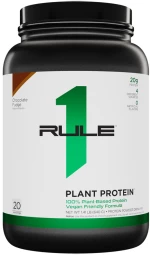 Rule1 Plant Protein | 100% Vegan Formula [630 Γραμμάρια] Fudge σοκολάτα