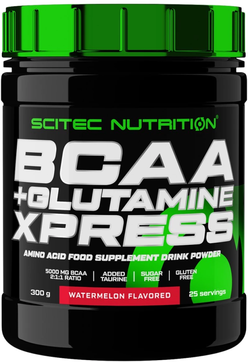 Scitec Nutrition BCAA 2:1:1 + L-Glutamine Xpress Powder [300 Γραμμάρια] Καρπούζι