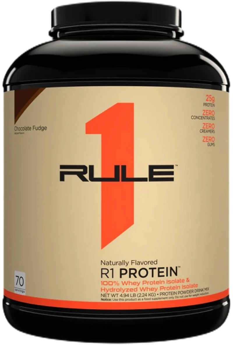 Rule1 R1 Protein Naturally Flavored [2240 Γραμμάρια] Fudge σοκολάτα