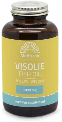 Mattisson Healthstyle Fish Oil 1000 mg | EPA 455 mg & DHA 230 mg [60 Softgels]