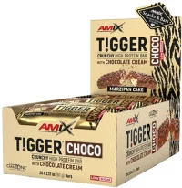 AMIX Nutrition Tigger Zero CHOCO Protein Bar [20 х 60 Γραμμάρια] Σοκολάτα και Καρύδα
