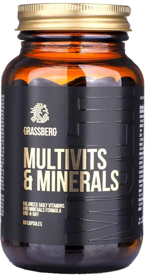 Grassberg Multivits & Minerals [60 Softgels]