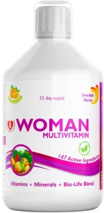 Swedish Nutra Woman Multivitamin | Vitamins + Minerals + Bio-Life Blend [500 ml]