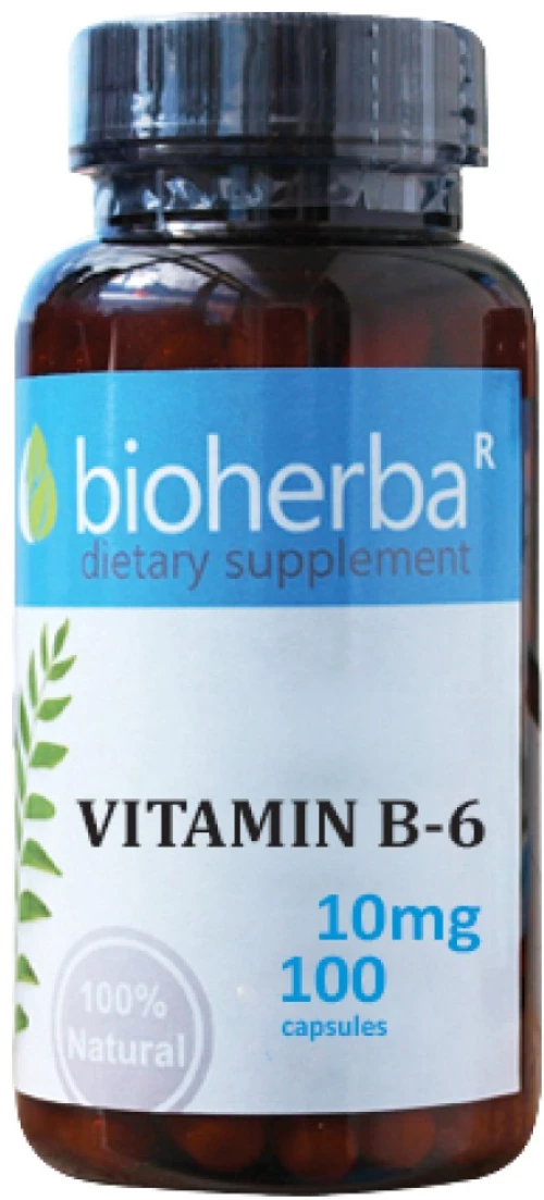 Bioherba Vitamin B6 10 mg | Pyridoxine [100 Κάψουλες]