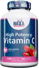 Haya Labs High Potency Vitamin C (Rose Hips) 1000 mg [100 Ταμπλέτες]