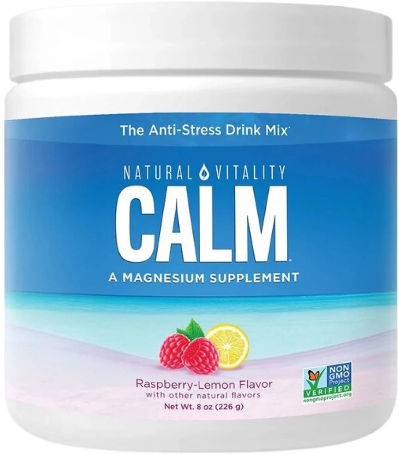 Natural Vitality Natural Calm | with Magnesium Carbonate [226 Γραμμάρια] Λεμόνι Βατόμουρο
