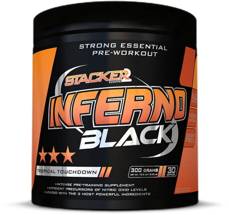 Stacker Inferno Black / Pre-Workout [300 Γραμμάρια] Tropical punch