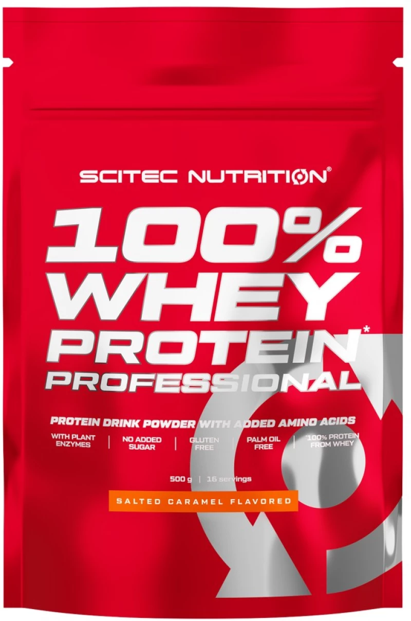 Scitec Nutrition 100% Whey Protein Professional [500 Γραμμάρια] Αλμυρή καραμέλα