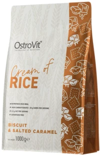 OstroVit Cream of Rice | Nutritious Rice Meal [1000 Γραμμάρια] Shortbread Cookies & Salted Caramel