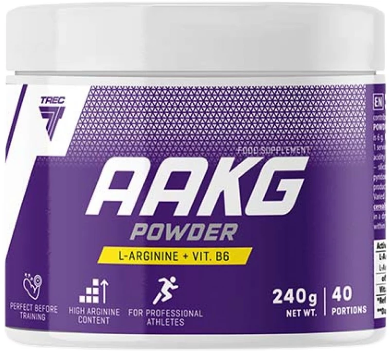 Trec Nutrition AAKG Powder | with Vitamin B6 [240 Γραμμάρια] Γρέιπφρουτ