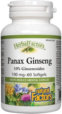 Natural Factors Panax Ginseng 100 mg [60 Softgels]