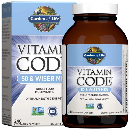 Garden Of Life Vitamin Code / 50 & Wiser Men [240 Κάψουλες]