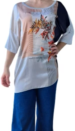 T-SHIRT LIZALU ΑΣΠΡΟ ΑΣΠΡΟ