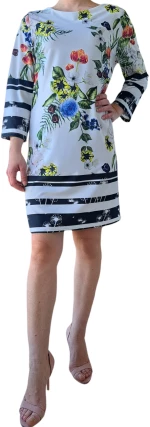 ΦΟΡΕΜΑ FLORAL ΑΣΠΡΟ