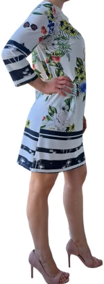 ΦΟΡΕΜΑ FLORAL ΑΣΠΡΟ