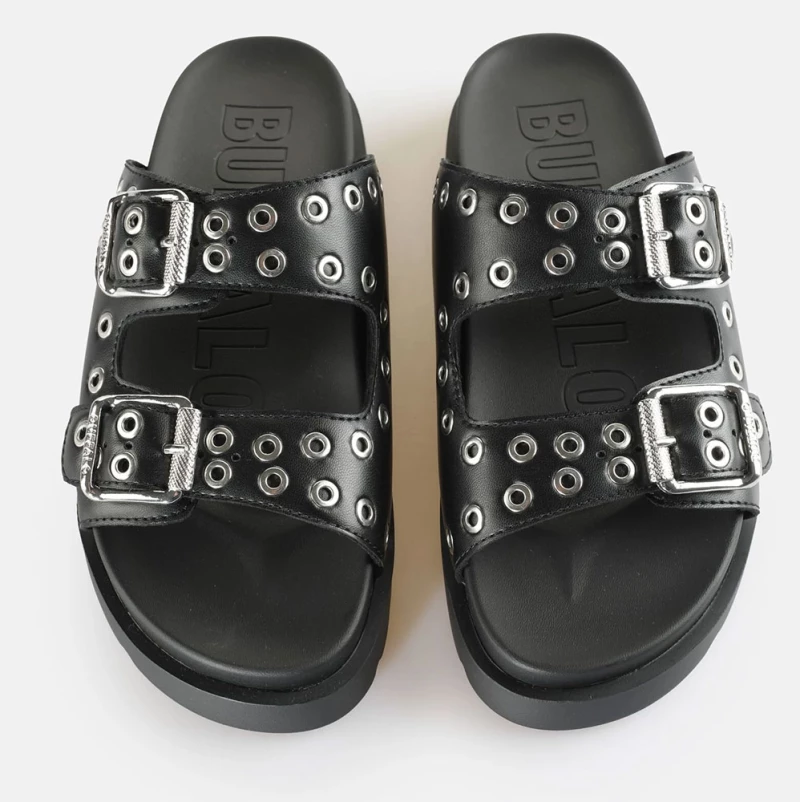 Buffalo Eve Ari Sandals Black