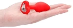 Heart Plug red S