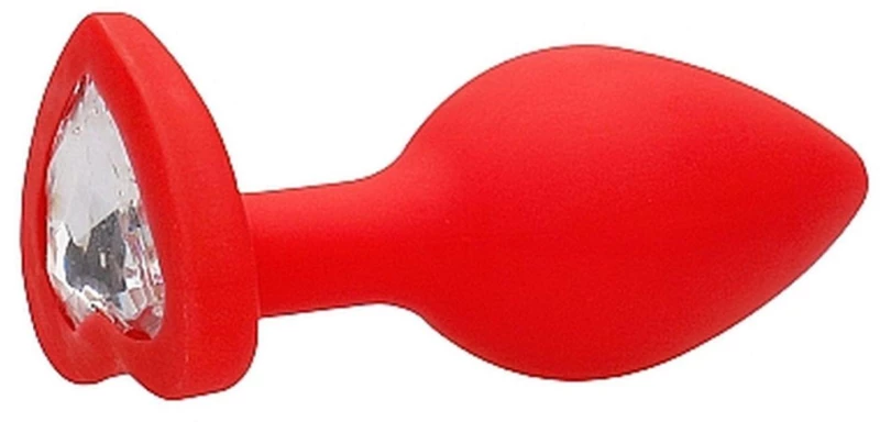 Heart Plug red S