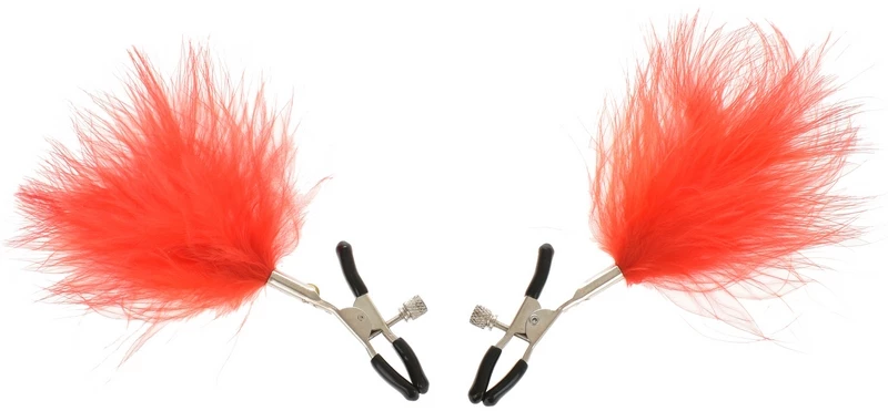 Guilty Toys Red Down Nipple Clips