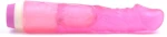 Clear Pink Flexible Basic Realistic Vibrator