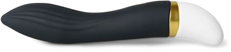 12-Speed Black Color Rechargeable Silicone Vibrator